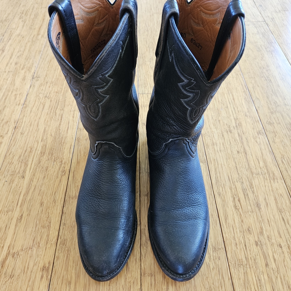 Vintage Lucchese Sunset Ropers -Gunmetal Grey